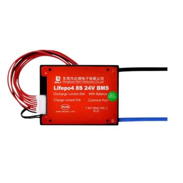 Daly LiFePO4 BMS 8S 30A Balanslı Ortak Port