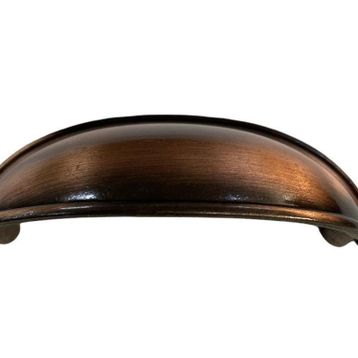 Damla Midye Antik Bakır 64 mm Kulp