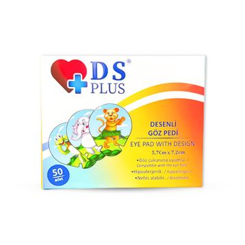 Damla Sağlık Plus Desenli 50'li Çocuk Göz Pedi