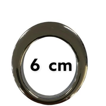 Damla Yan Halka Krom 32 mm Kulp