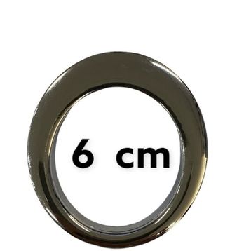 Damla Yan Halka Krom 32 mm Kulp