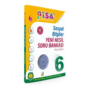 Damla Yayınları Sosyal Bilgiler Pisa Yeni Nesil 6. Sınıf Soru Bankası