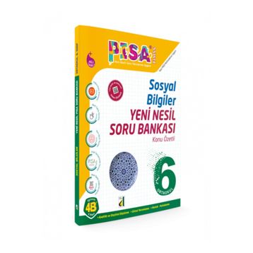 Damla Yayınları Sosyal Bilgiler Pisa Yeni Nesil 6. Sınıf Soru Bankası