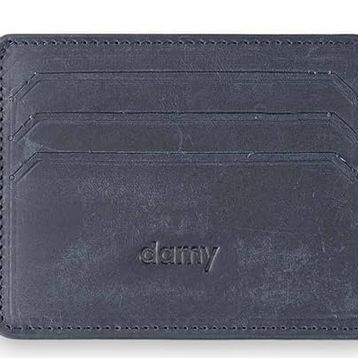 Damy 530CR Siyah Hakiki Deri Unisex Kartlık
