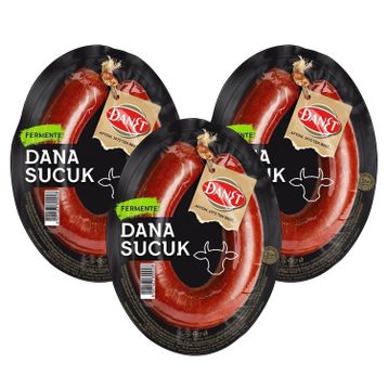 Danet 200 gr Vakumlu Fermente Kangal Sucuk (3 adet)
