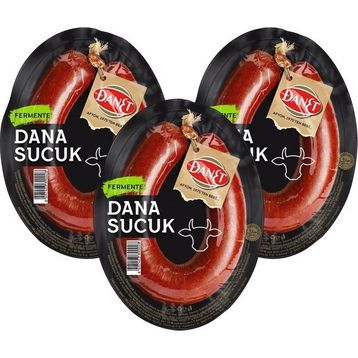 Danet 200 gr Vakumlu Fermente Kangal Sucuk (3 adet)