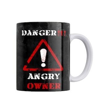 Danger Baskılı Kupa