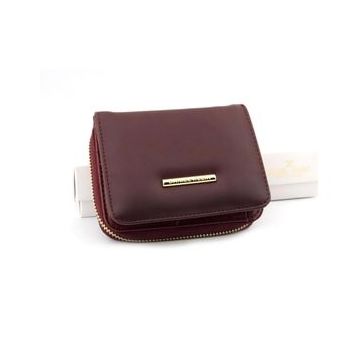 Daniel Klein DKW6001 Siyah Bordo Küçük Boy Çok Bölmeli Kadın Cüzdan