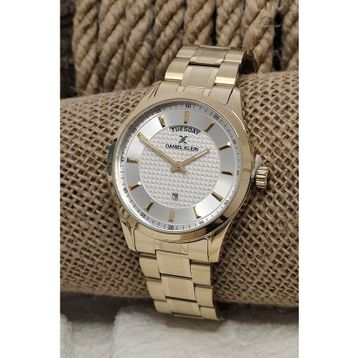 Daniel Klein Erkek Sarı Siyah Kol Saati DK012868A-04
