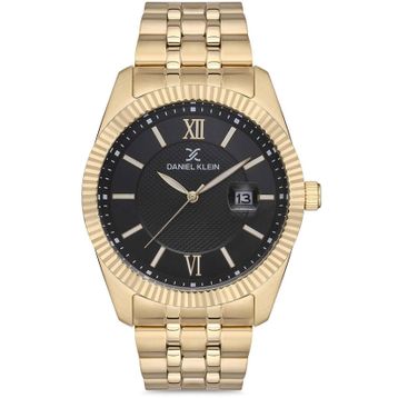Daniel Klein Erkek Sarı Siyah Kol Saati DK012868A-04