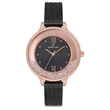 Daniel Klein Kadın Gold Hasır Bilezik Kadın Kol Saati DK112524