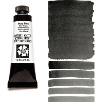 Daniel Smith S1 Ivory Black 15 ml Extra Fine Tüp Sulu Boya