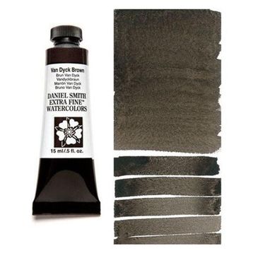 Daniel Smith S1 Van Dyck Brown 15 ml Extra Fine Tüp Sulu Boya