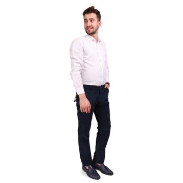 Daniel Voi Kadife Lacivert Erkek Regular Fit Pantolon