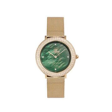 Daniel Wellington Dw00600824 Yeşil Altın Rengi Deri Kadın Kol Saati