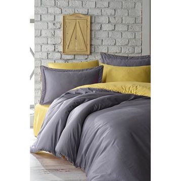 Dantela Tuana Yellow Çift Kişilik Nevresim Takımı