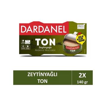 Dardanel 140 gr Zeytinyağlı Ton Balığı (2 adet)