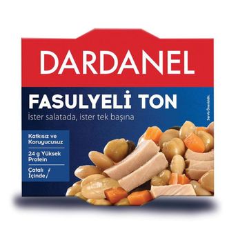 Dardanel Aç Ye 160 gr Fasulyeli Ton Balığı