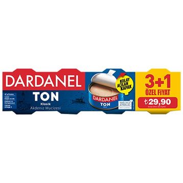 Dardanel Klasik 4 x 75 gr Ton Balığı