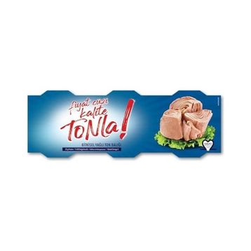 Dardanel Tonla 3x75 gr Bitkisel Yağlı Ton Balığı
