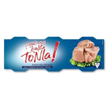 Dardanel Tonla 3x75 gr Bitkisel Yağlı Ton Balığı