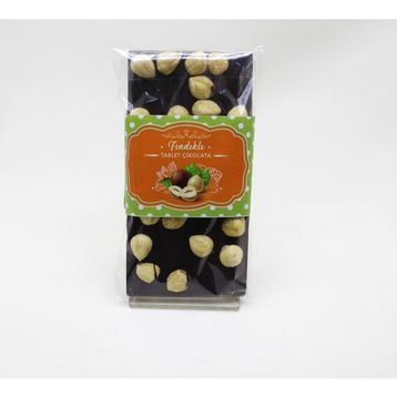 Dark Brown 100 gr Bitter Fındıklı Tablet Çikolata