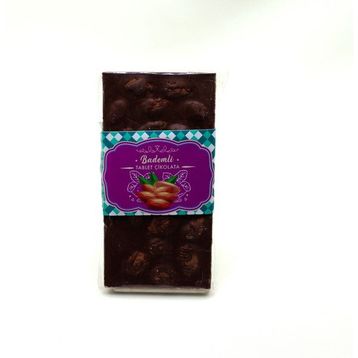 Dark Brown 100 gr Özel Seri Bademli Sütlü Tablet Çikolata