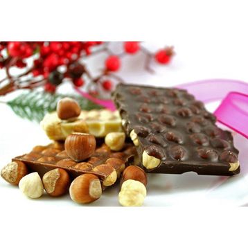 Dark Brown Bitter Sütlü ve Beyaz 250 gr Fındıklı Karışık Beyoğlu Çikolatası