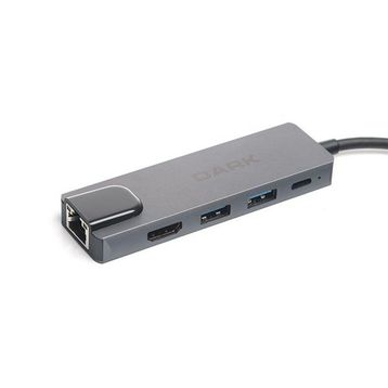 Dark DK-AC-U31X46 USB 3.1 Type-C TO USB 3.0 USB 2.0 PD LAN HDMI Hub