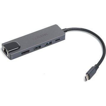 Dark DK-AC-U31X46 USB 3.1 Type-C TO USB 3.0 USB 2.0 PD LAN HDMI Hub