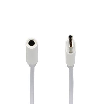 Dark DK-AC-U31XAU USB 3.1 Type C to 3.5 mm AUX SES Dönüşütürücü Beyaz Adaptör