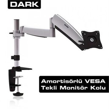 Dark DK-AC-VM11 VM11 1 Adet Monitör Takılabilen Amortisörlü Masa Monte Monitör Kolu