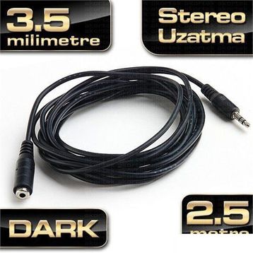 DARK DK-CB-AUEXTL250 2.5 MT STEREO SES UZATMA KABLOSU