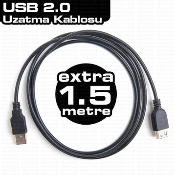 DARK DK-CB-USB2EXTL150 USB 2.0 1.5 M USB UZATMA KABLOSU