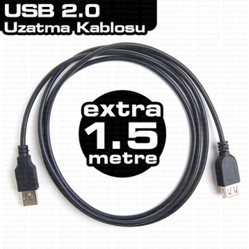 DARK DK-CB-USB2EXTL150 USB 2.0 1.5 M USB UZATMA KABLOSU