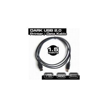 Dark DK-CB-USB2PRNL151 1.5 mt EMI Filtreli USB 2.0 Printer Kablosu