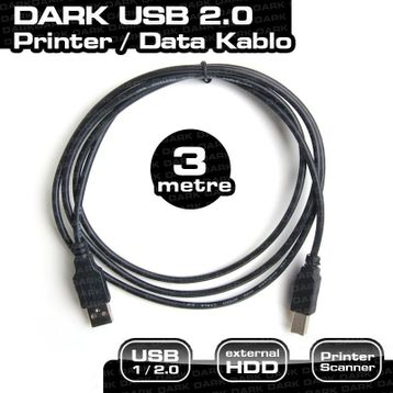 Dark DK-CB-USB2PRNL300 Printer Kablosu