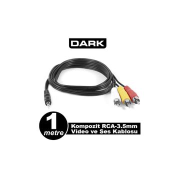 Dark DK-CB-VCOMX35 1 mt RCA Kablo