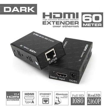 Dark DK-HD-E601 60 m CAT5E/6 Network HDMI Uzatıcı