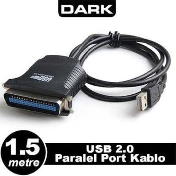 Dark Usb - 25 Pin Paralel Port Dönüştürücü Kablo