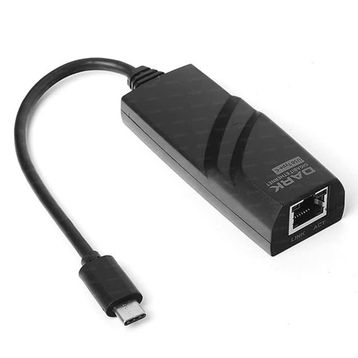 Dark USB3.1 Type-C - 10-100-1000 Gigabit LAN Ethernet Ağ Dönüştürücü