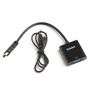 Dark VGA to HDMI Aktif Dönüştürücü