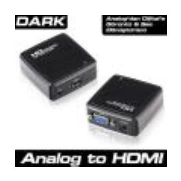 Dark Vga To Hdmı Siyah Dönüştürücü
