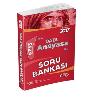 Data Yayınları 2017 KPSS Anayasa Soru Bankası