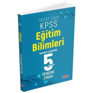 Data Yayınları 2020 KPSS Eğitim Bilimleri Tamamı Çözümlü 5 Deneme