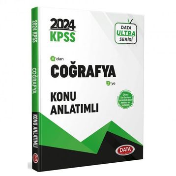 Data Yayınları 2024 KPSS Ultra Serisi Coğrafya Konu Anlatımlı