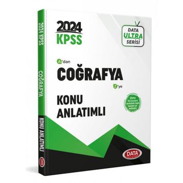 Data Yayınları 2024 KPSS Ultra Serisi Coğrafya Konu Anlatımlı