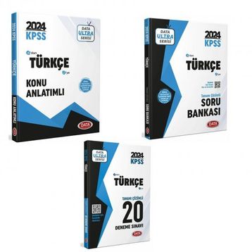 Data Yayınları 2024 KPSS Ultra Serisi Türkçe 20 Deneme Sınavı