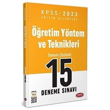 Data Yayınları KPSS Eğitim Bilimleri Öğretim Yöntem ve Teknikleri 15 Deneme Sınavı