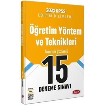 Data Yayınları KPSS Eğitim Bilimleri Öğretim Yöntem ve Teknikleri 15 Deneme Sınavı